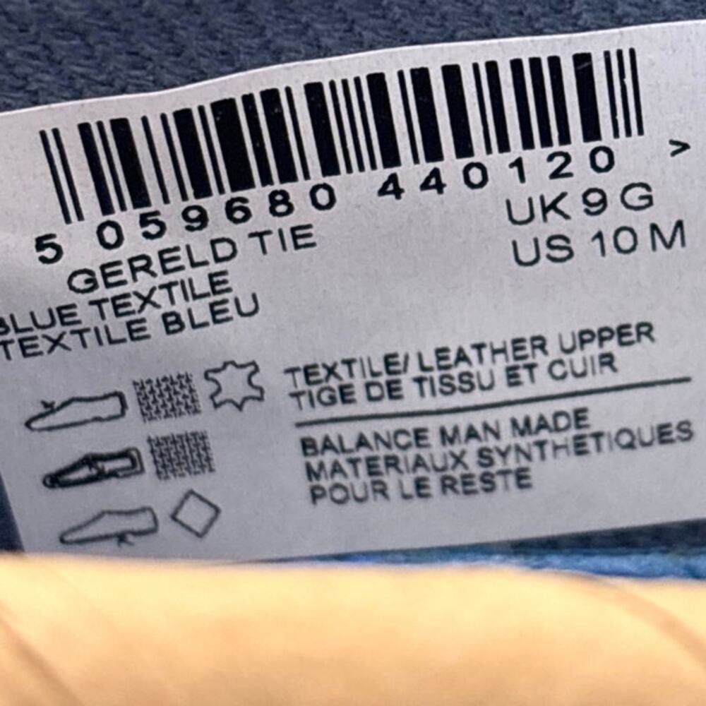 Clarks Men’s 10 Light Blue Gerald Tie Casual Lace Up Boat Shoes Loafers NEW